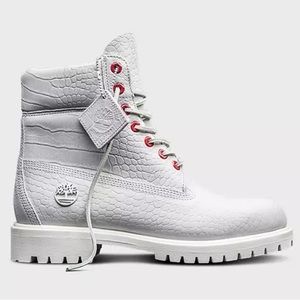 LIMITED RELEASE TIMBERLAND 6” WHITE SERPENTS 12